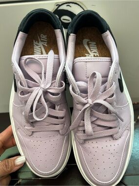 Nike Low Top Sneakers in Lavender and Black Accents